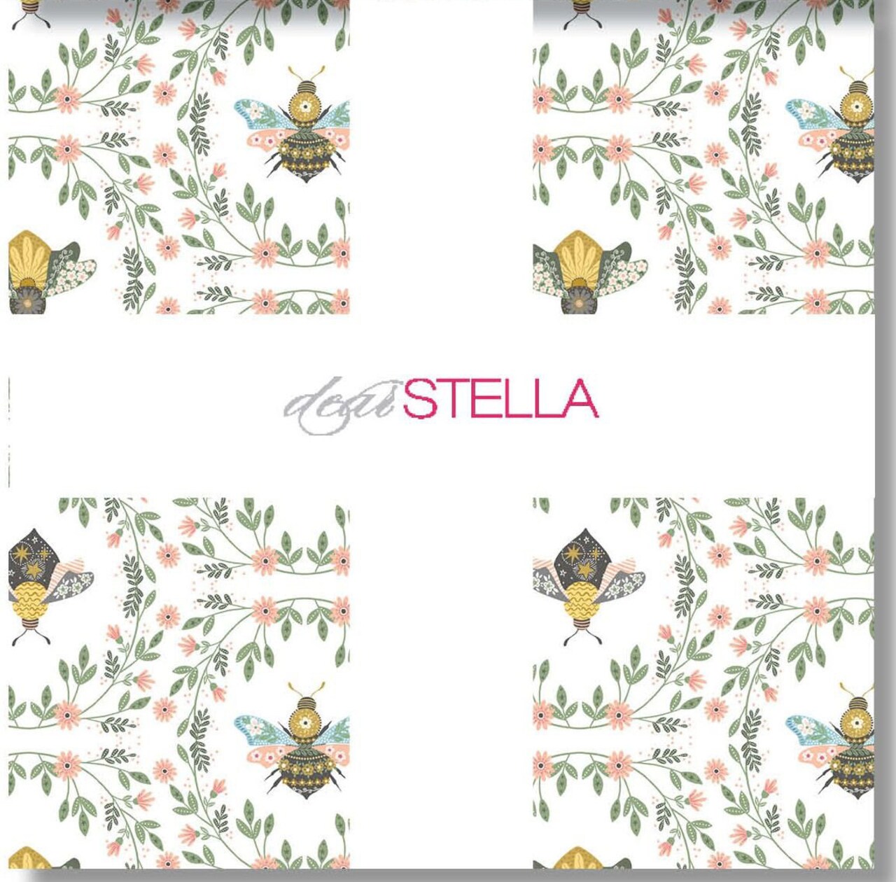 Sting Like A Bee 10" Square Pack (Layer Cake) by Dear Stella (CPSTELLA-SQUARE STING LIKE BEE)